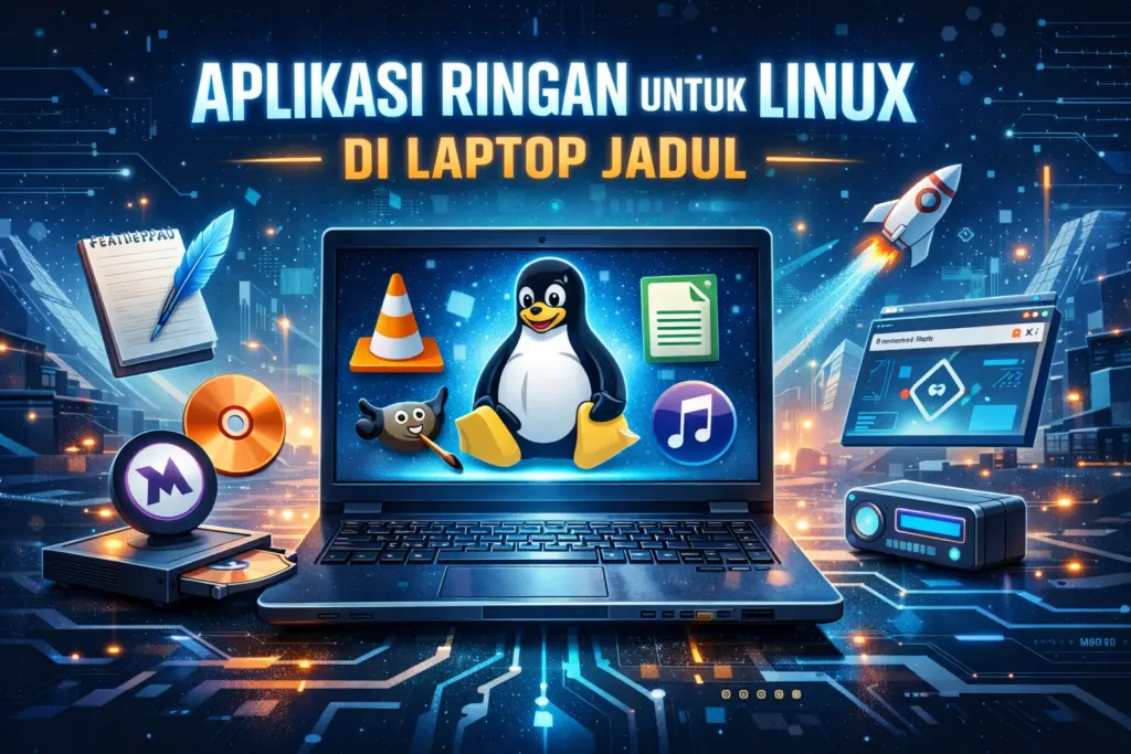 aplikasi linux ringan di laptop jadul