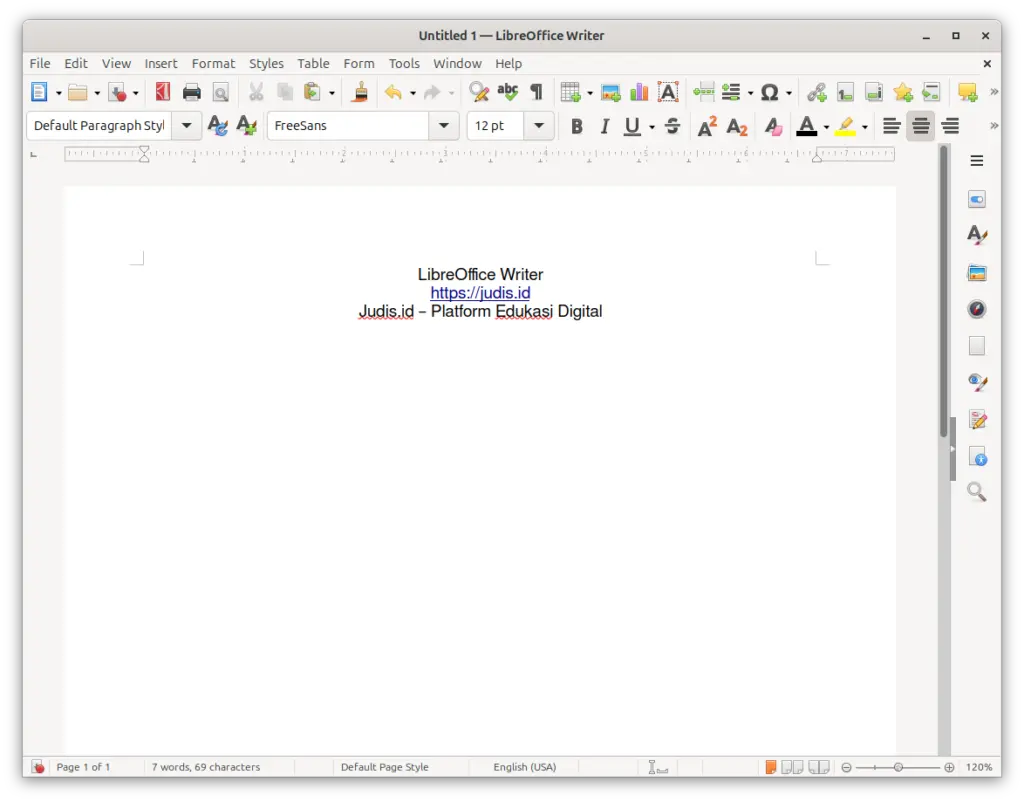 liberoffice writer preview