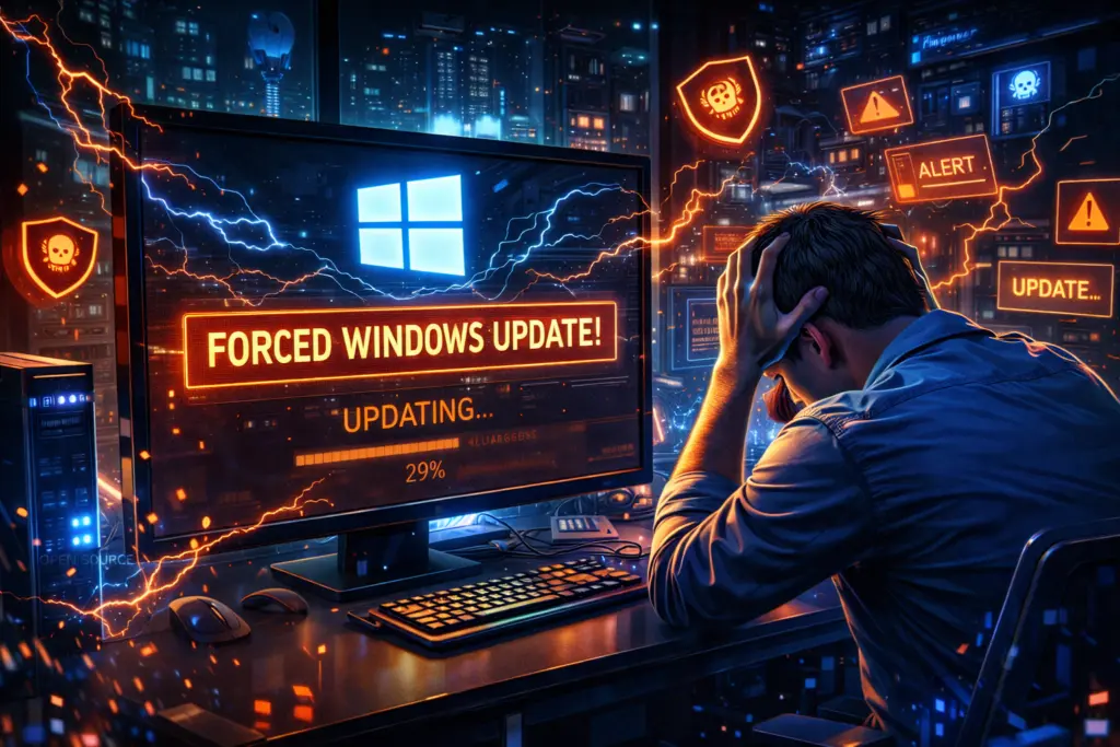 forced windows update